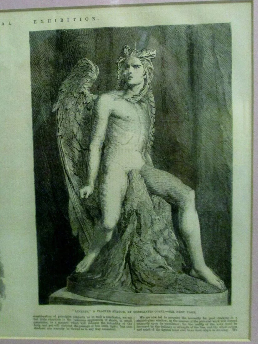 Antique the Illustrated London News September 27, 1862 Matted and Framed - 4