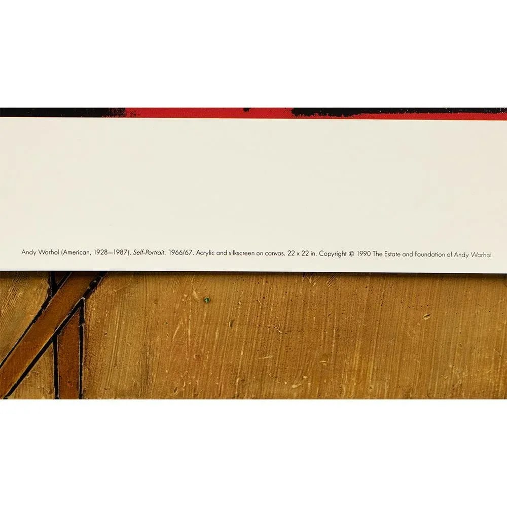 1990 the Andy Warhol Foundation After Andy Warhol "Self-Portrait", Pop Art Lithograph - 4