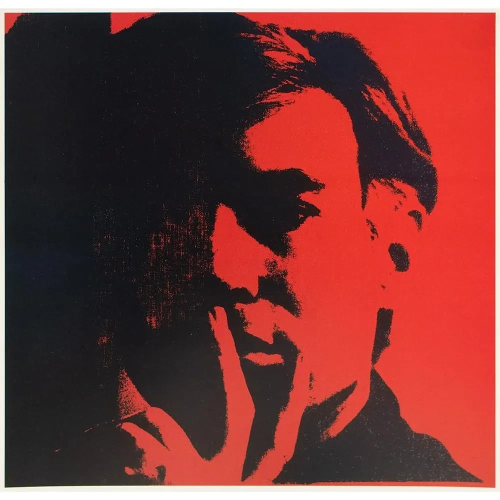 1990 the Andy Warhol Foundation After Andy Warhol "Self-Portrait", Pop Art Lithograph - 6