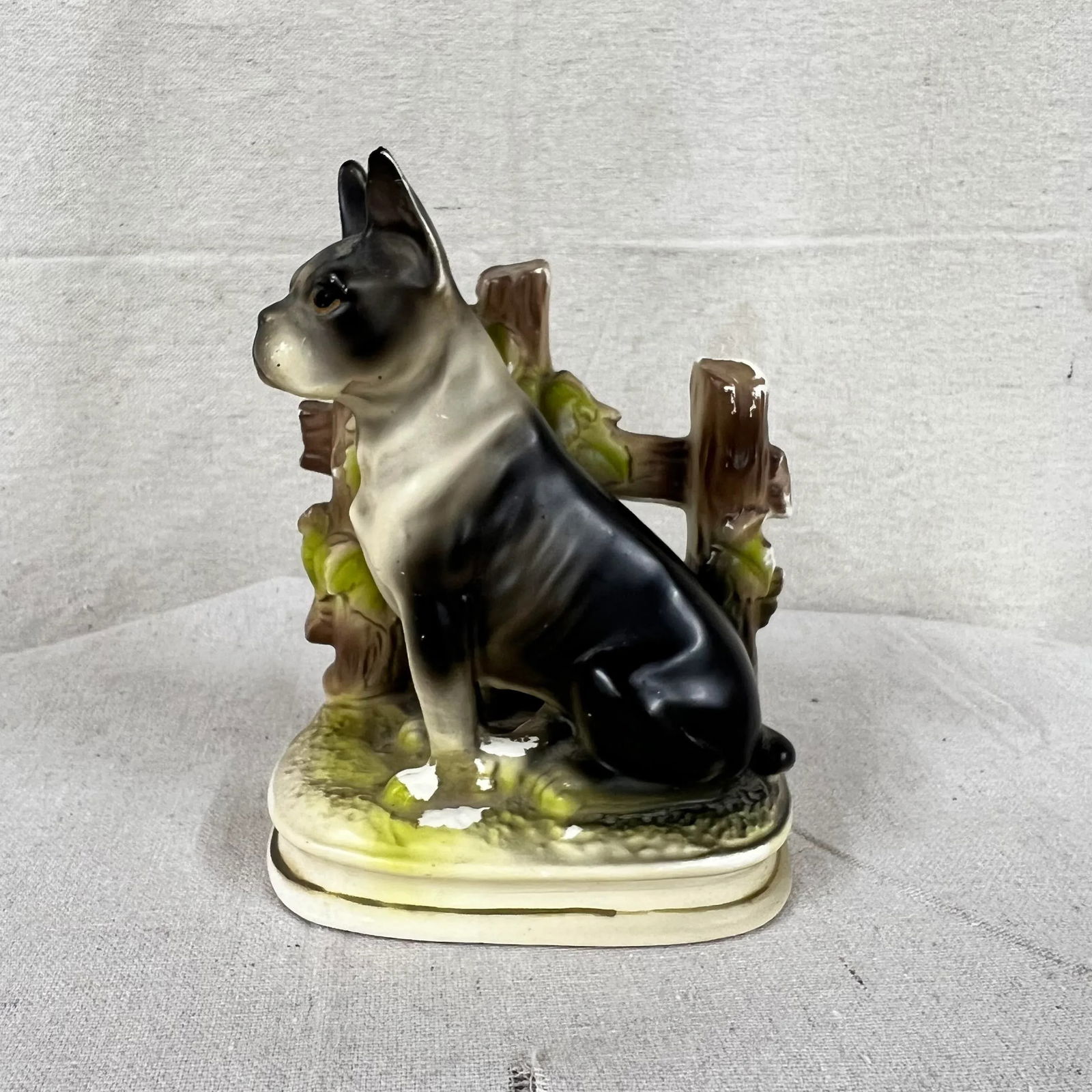 Mid Century Boxer / Bulldog Figurine - 5