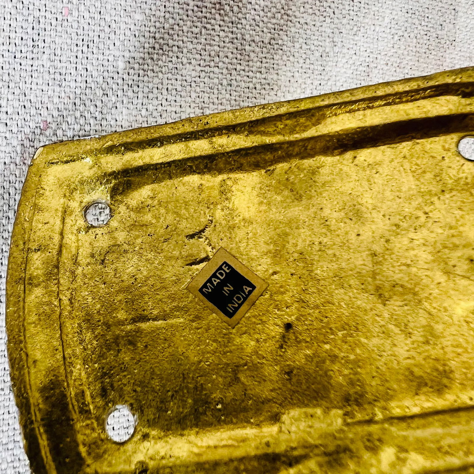 Brass Fleur De Lis Curtain Holdbacks - a Pair - 6