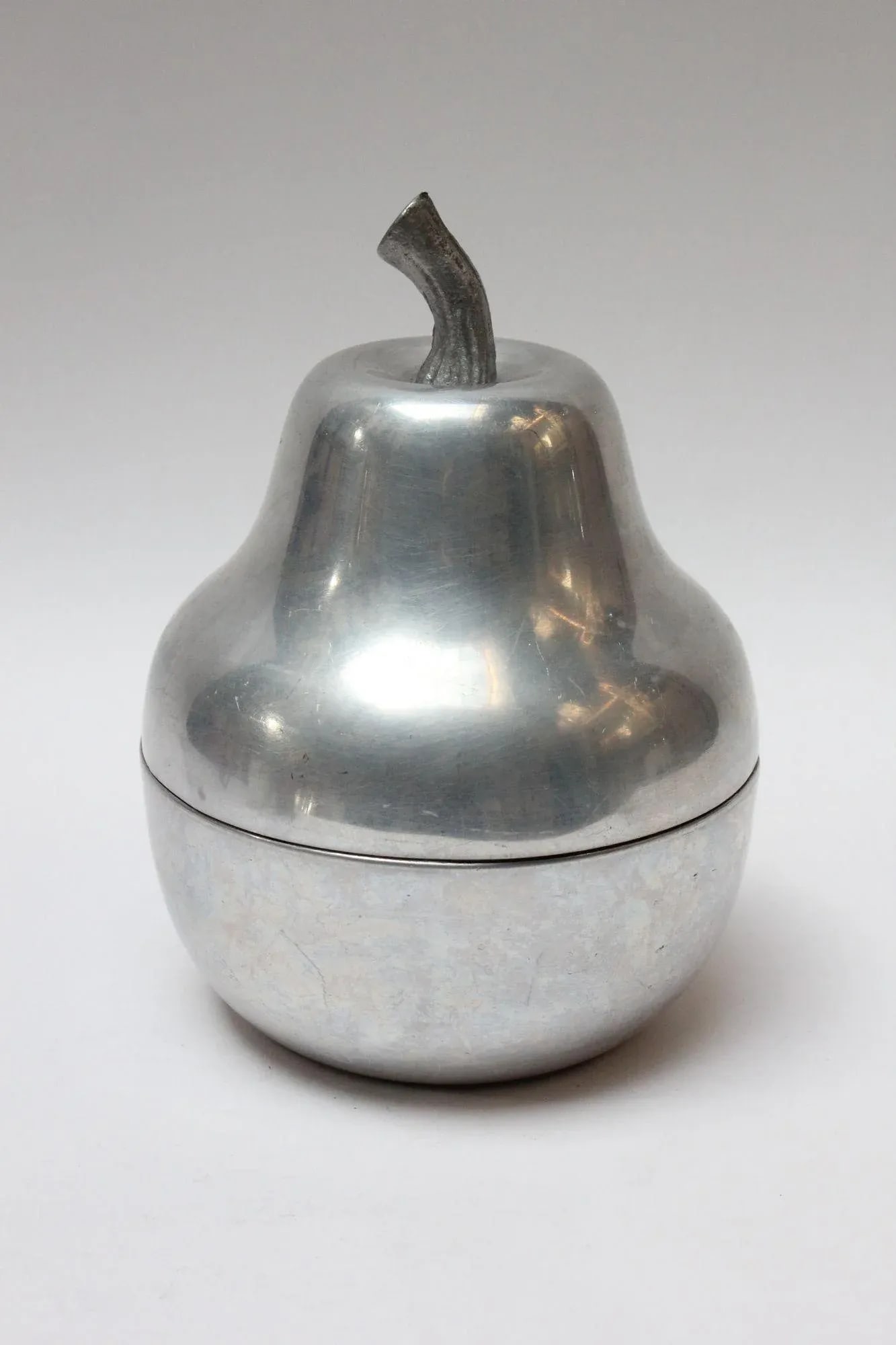 Mid-Century Italian Modern Aluminum "Pear" Ice Bucket - 2