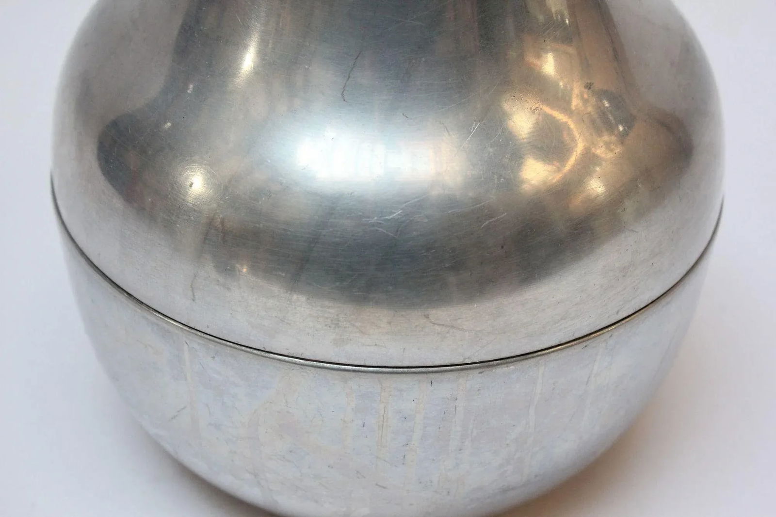 Mid-Century Italian Modern Aluminum "Pear" Ice Bucket - 4