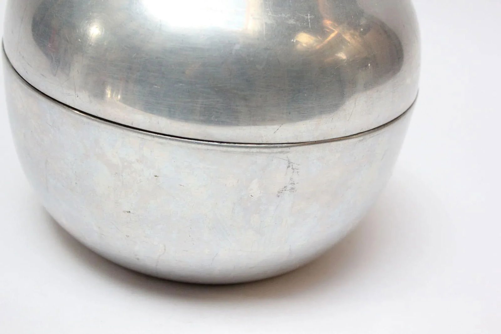 Mid-Century Italian Modern Aluminum "Pear" Ice Bucket - 9