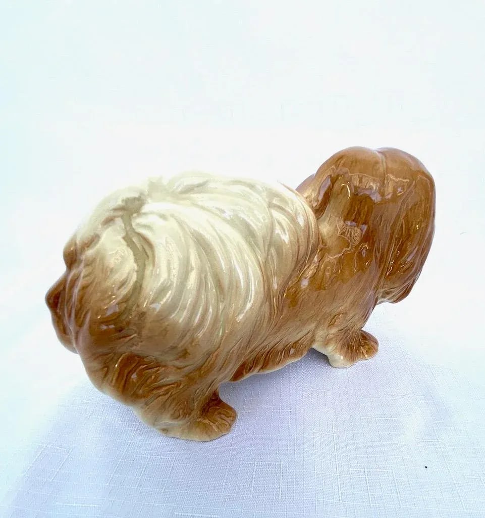 Vintage Porcelain "Pekingese" Dog Figurine - 2