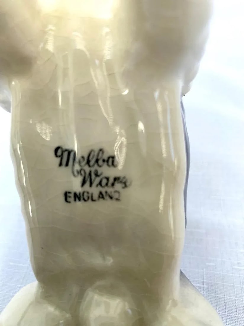 Vintage Porcelain "Collie" Dog Figurine by Melba Ware, England - 3