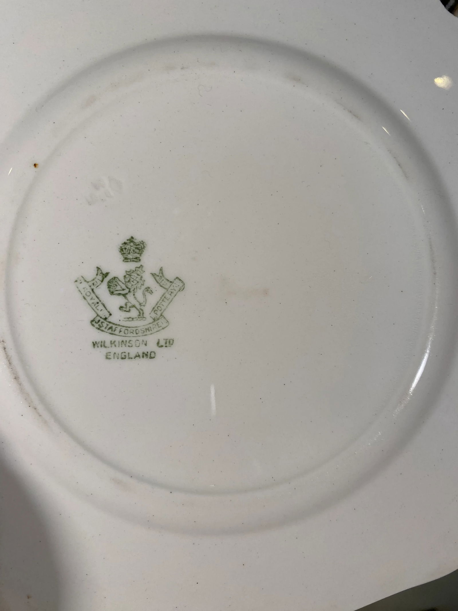 Set of Four Early 20th Century Decorative English Plates With Fish By: A. J. Wilkinson - 6