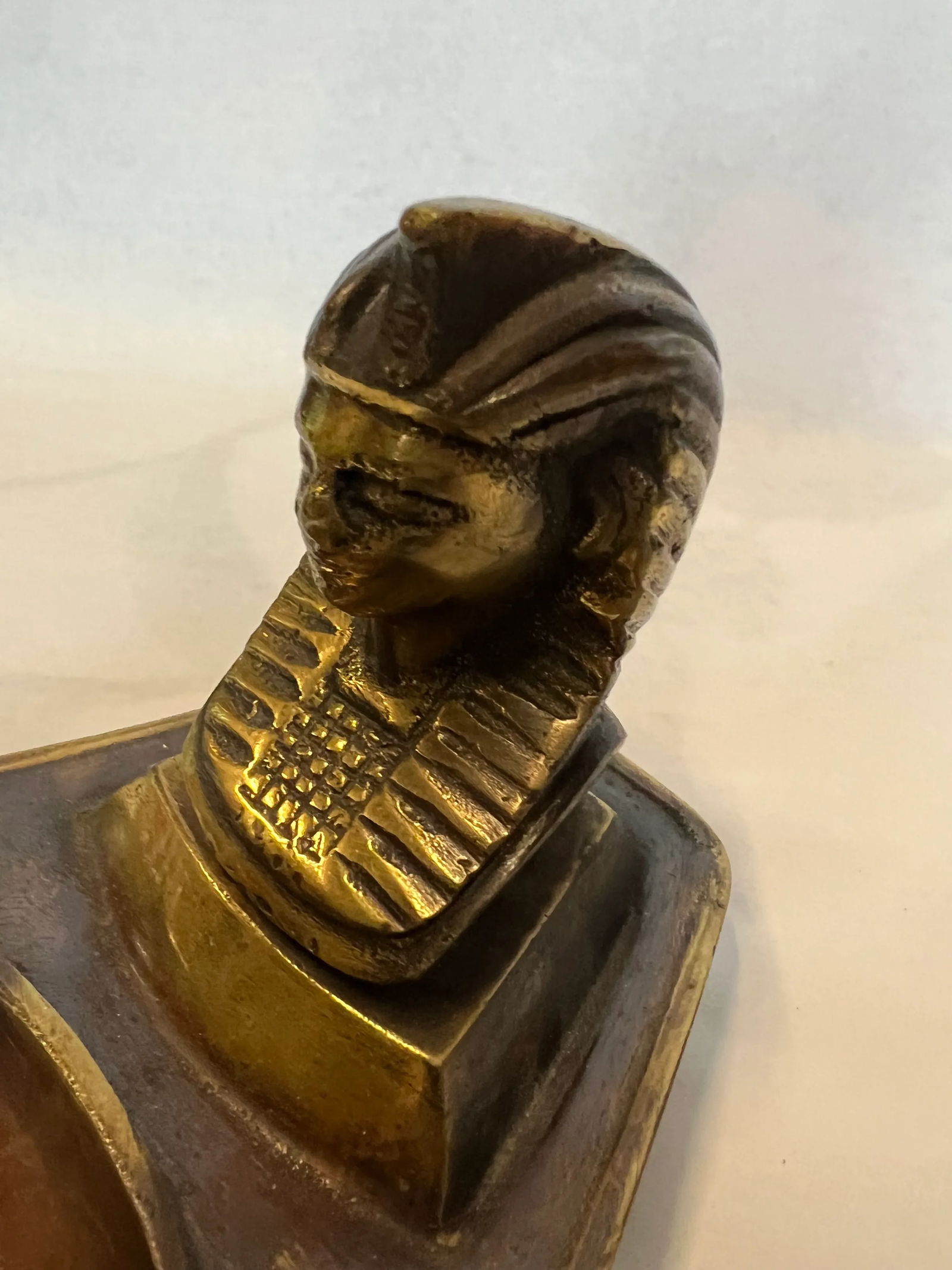 1970s Egyptian Brass Ashtray Catchall Dish - 5