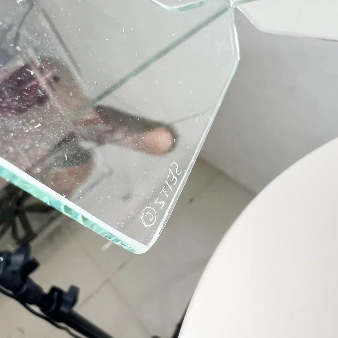 1988 Pyramid Modern Glass Art Bowl John Seitz - 11