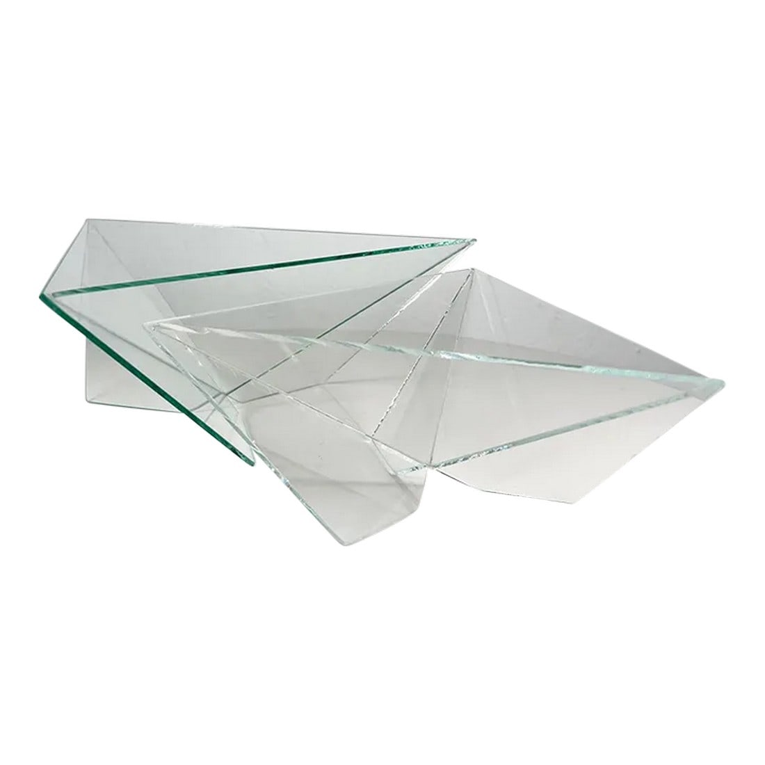 1988 Pyramid Modern Glass Art Bowl John Seitz (1 of 13)