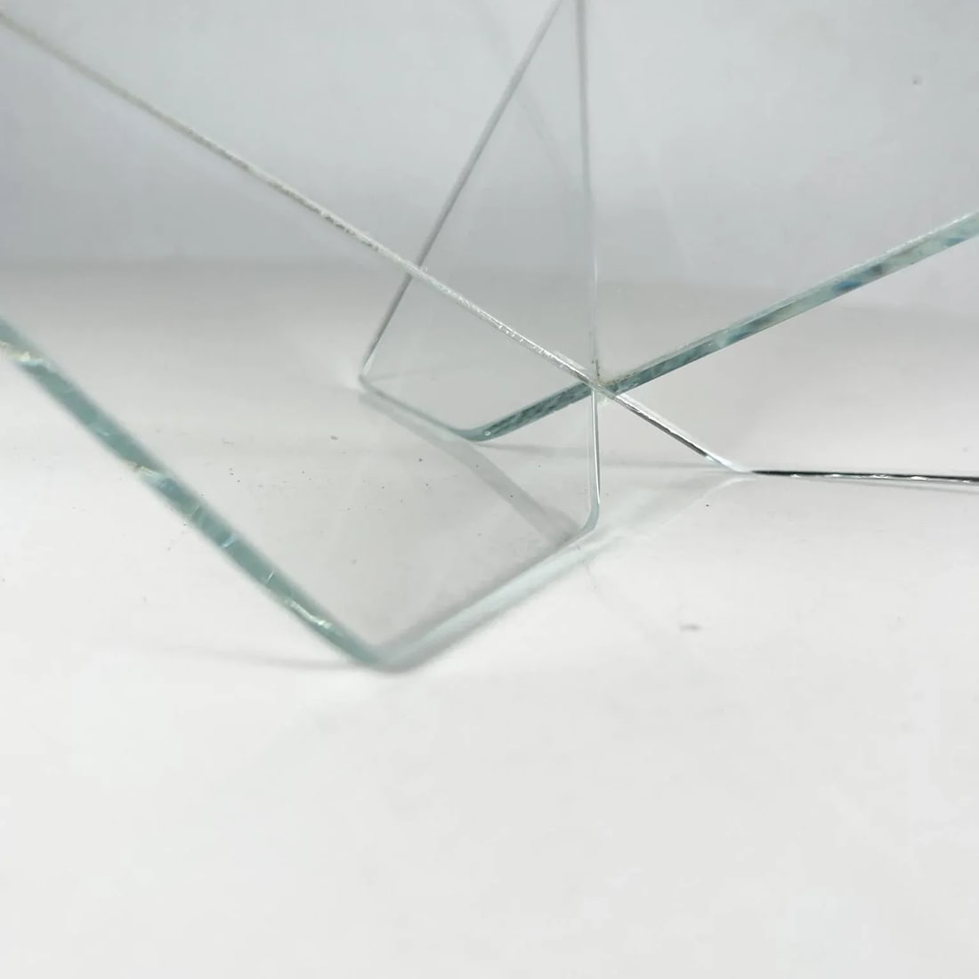 1988 Pyramid Modern Glass Art Bowl John Seitz - 7