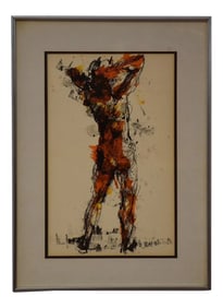 Ted Jaslow Abstract Nude Painting