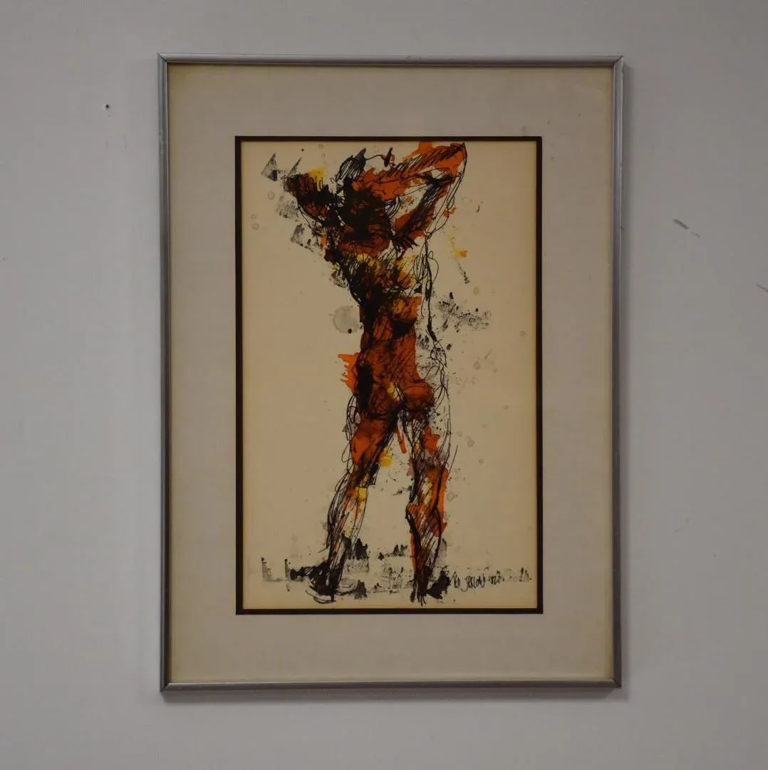 Ted Jaslow Abstract Nude Painting - 2