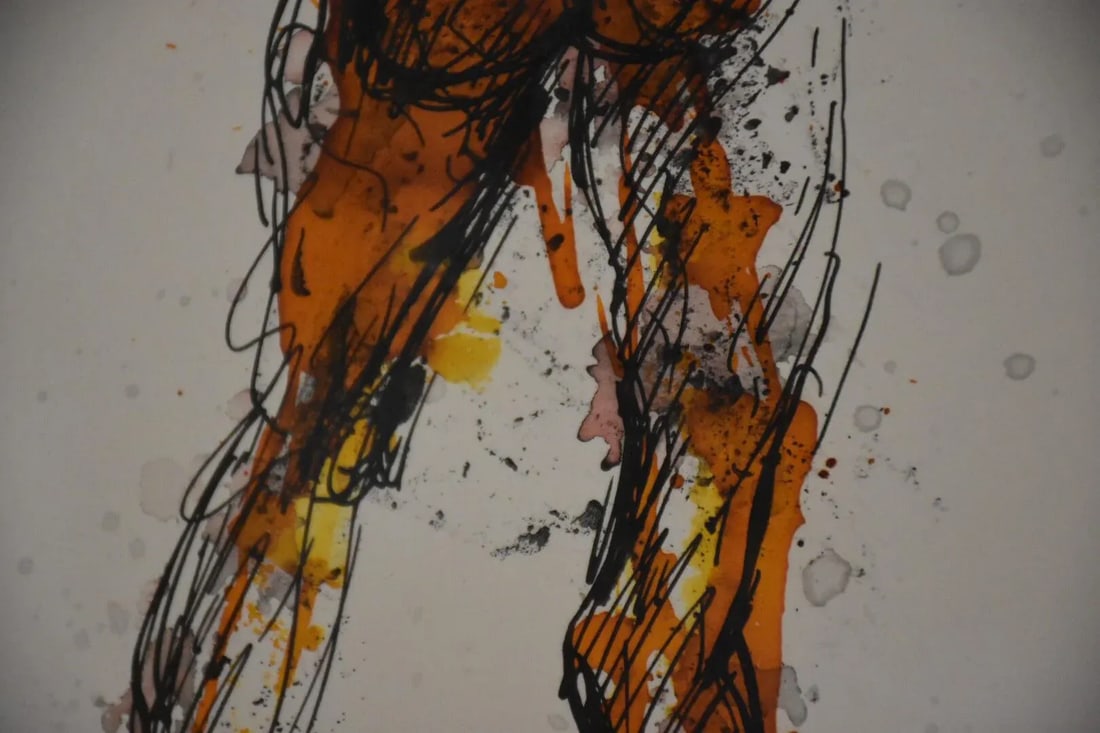 Ted Jaslow Abstract Nude Painting - 5