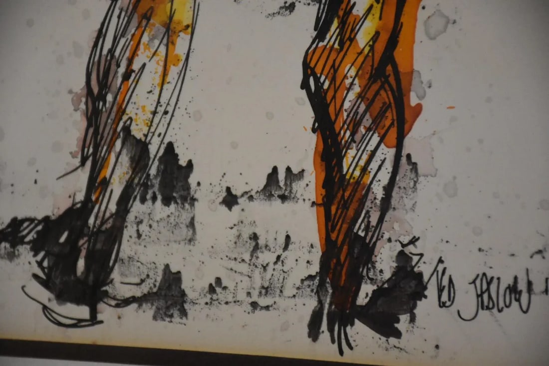 Ted Jaslow Abstract Nude Painting - 6