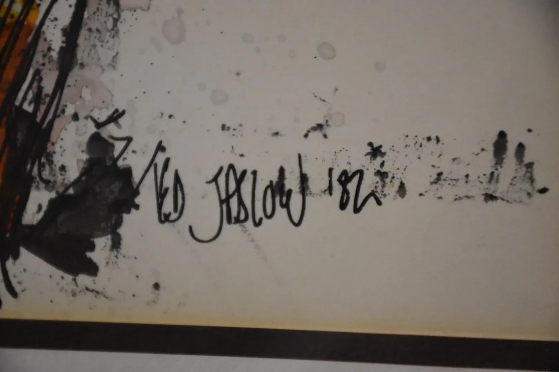 Ted Jaslow Abstract Nude Painting - 7