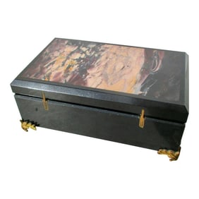 Lapidary Box With Jasper Top