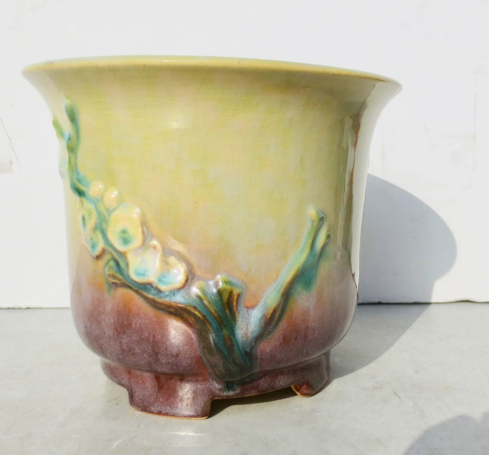 Roseville Art Deco Planter Circa 1930s' - 4