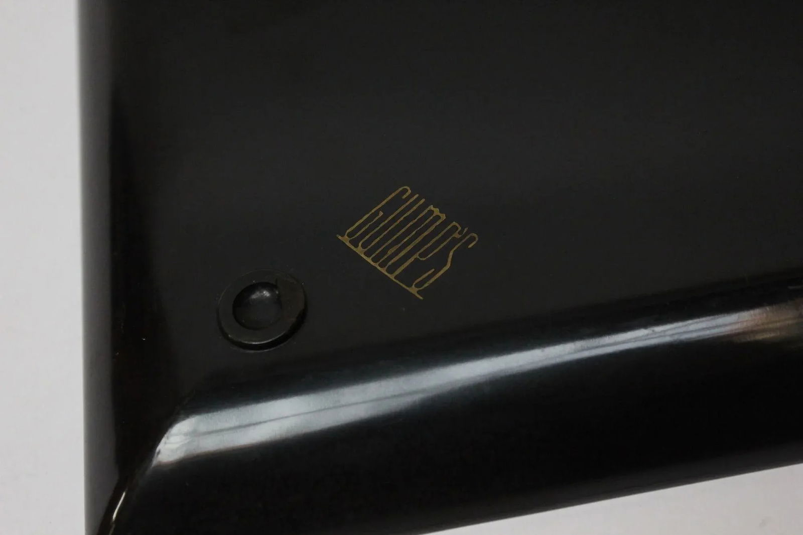 Rectangular Mid-Century Black Resin Inlaid "San Francisco" Cityscape Tray by Couroc for Gump's - 12