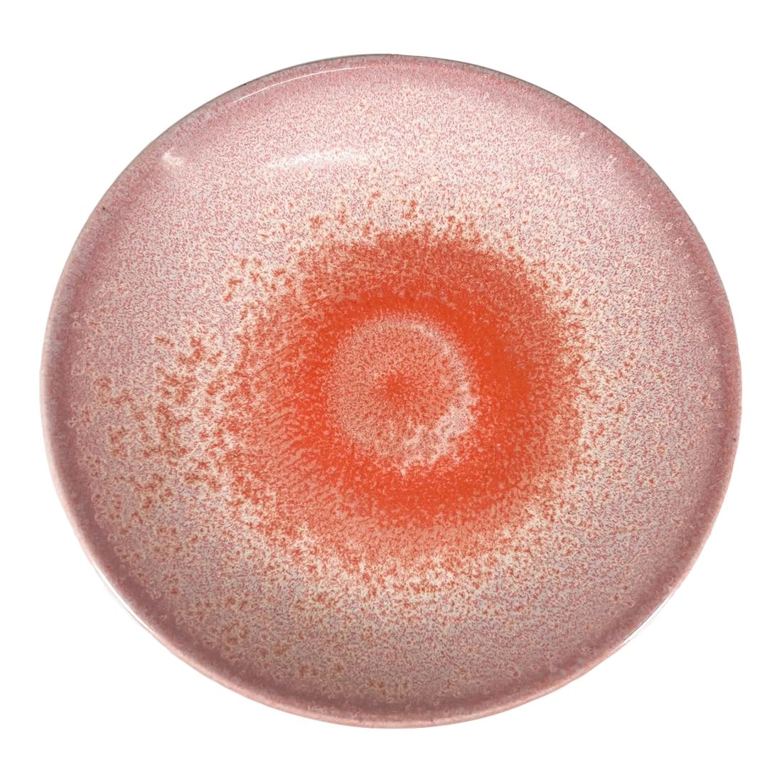 1980s Postmodern Pink Stoneware Art Pottery Plate (1 of 8)