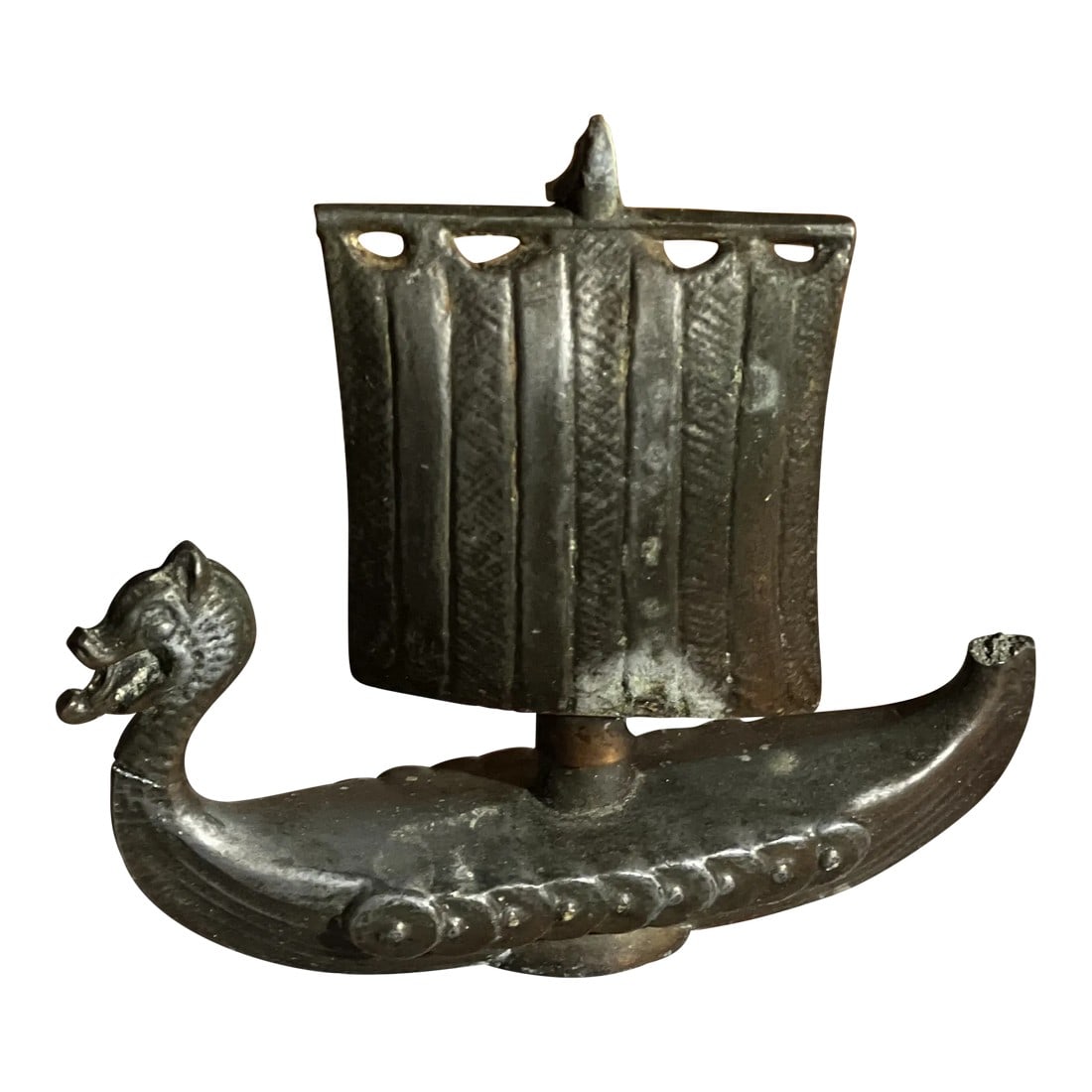 Vintage Viking Ship Corkscrew: Very fun, vintage viking metal corkscrew. Great addition to add to your bar. Please check out my other listings. Condition: Alterations: Original Condition Unaltered Imperfections: Some