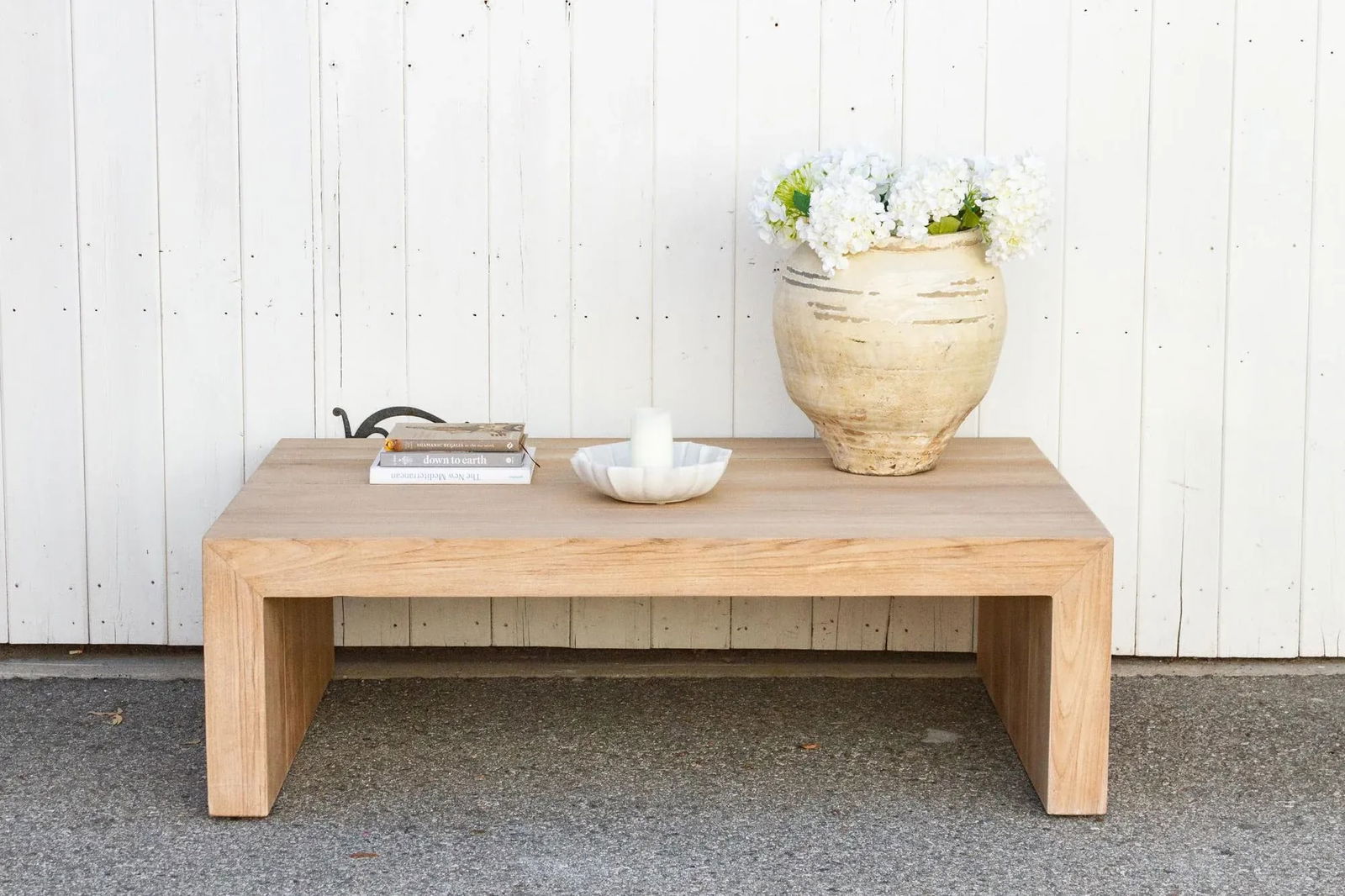 Mid-Century Bleached Coffee Table - 2