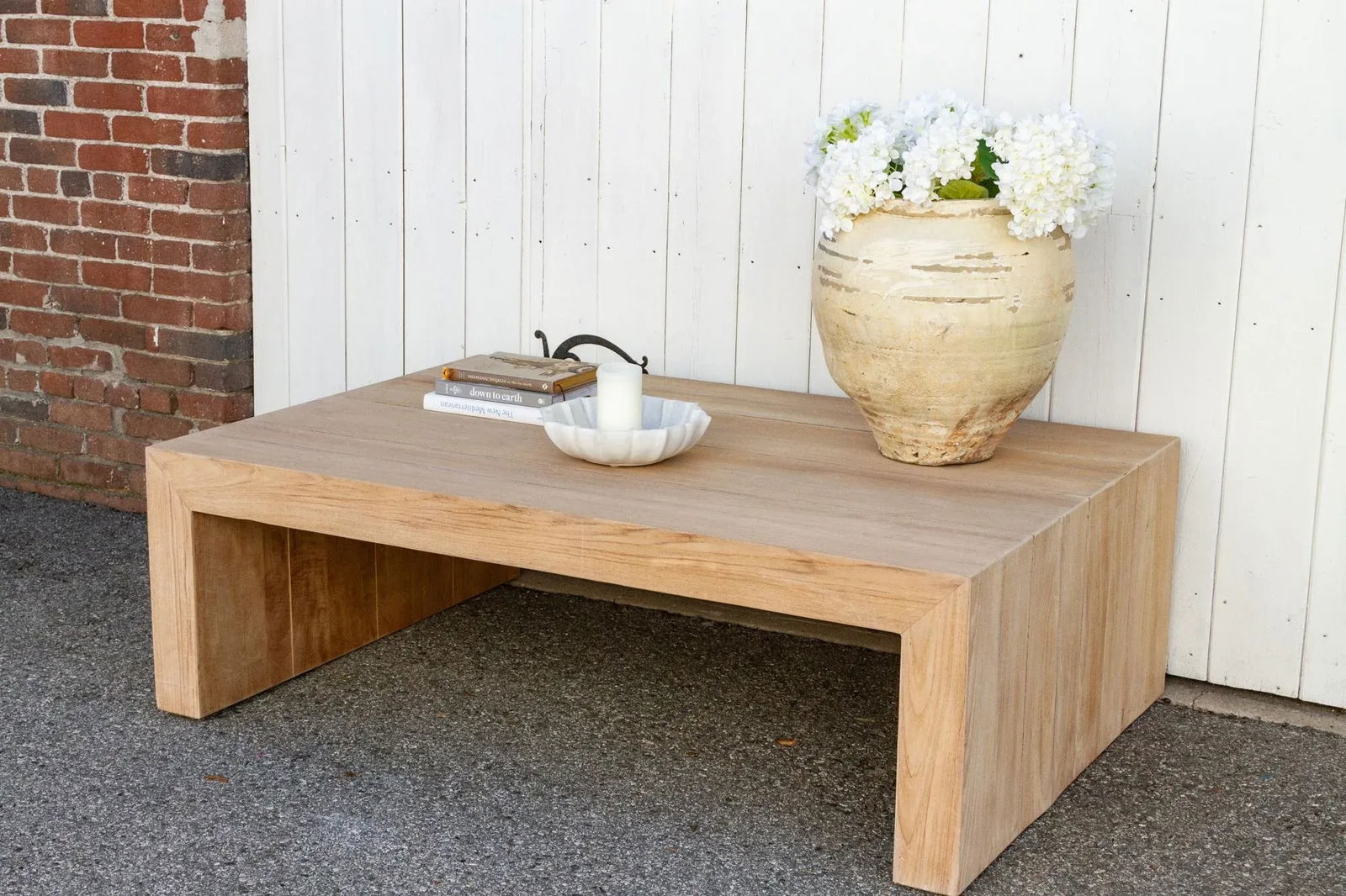 Mid-Century Bleached Coffee Table - 3
