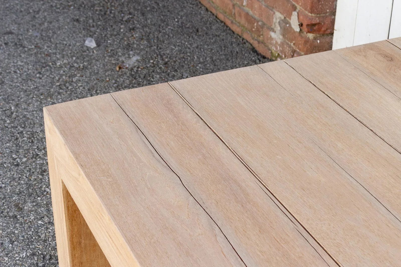 Mid-Century Bleached Coffee Table - 7