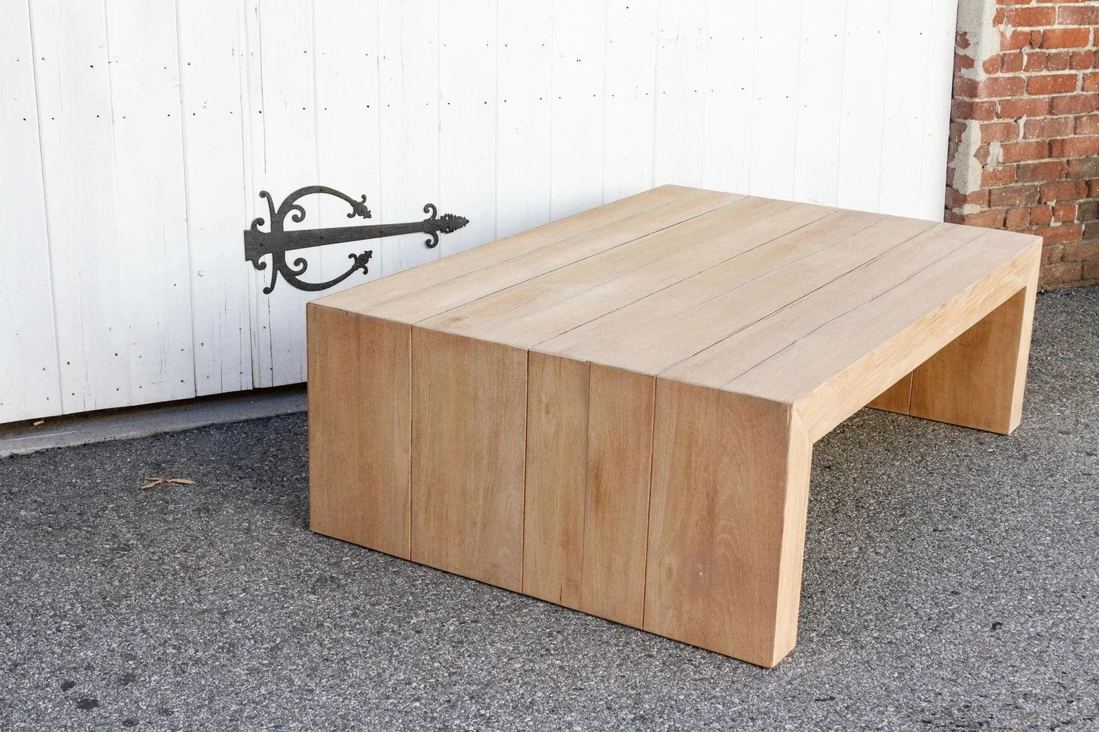 Mid-Century Bleached Coffee Table - 9