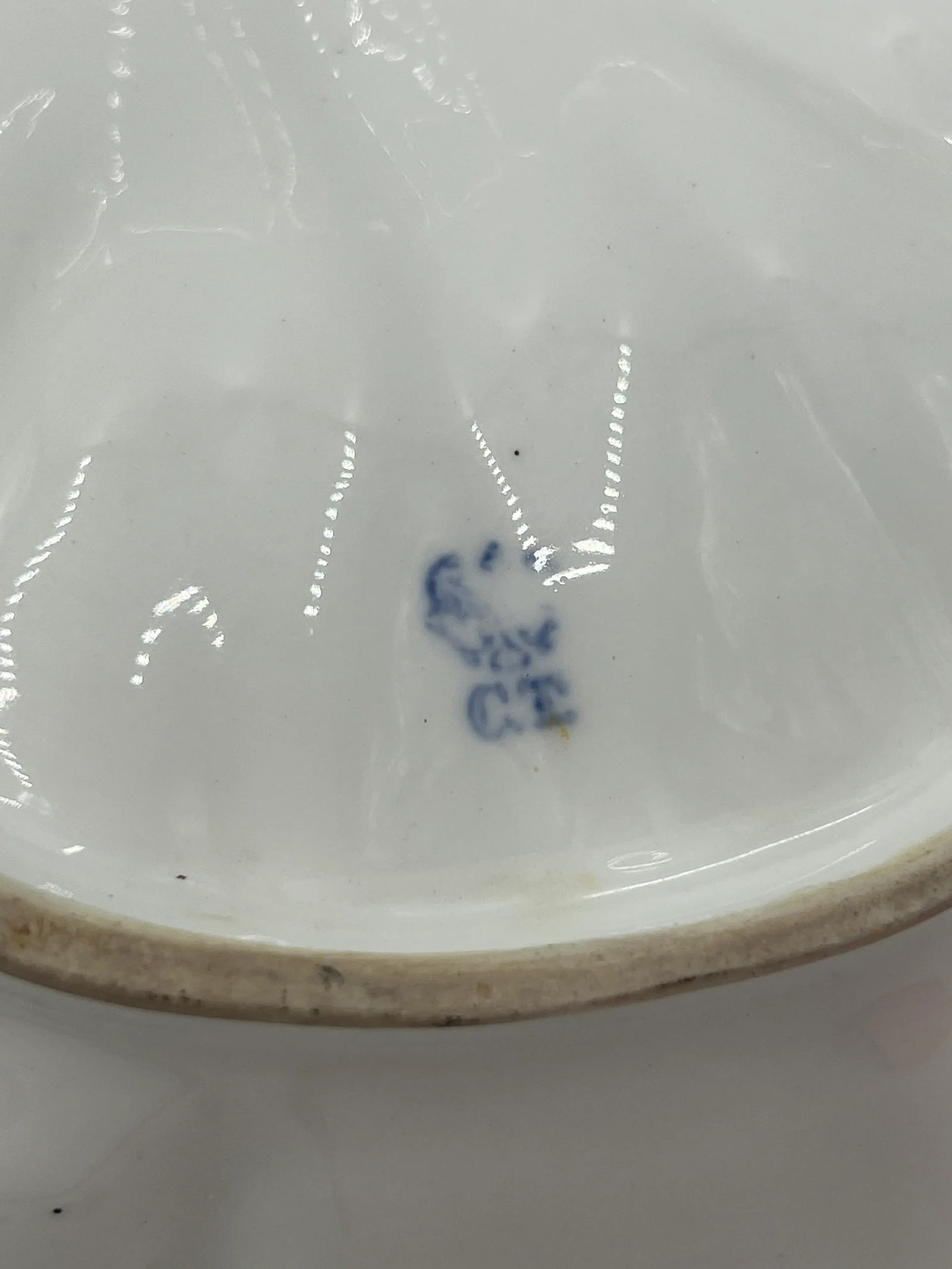 Antique Ornate Ct Carl Tielsch Germany Floral Divided Handled Dish Herend Style - 11