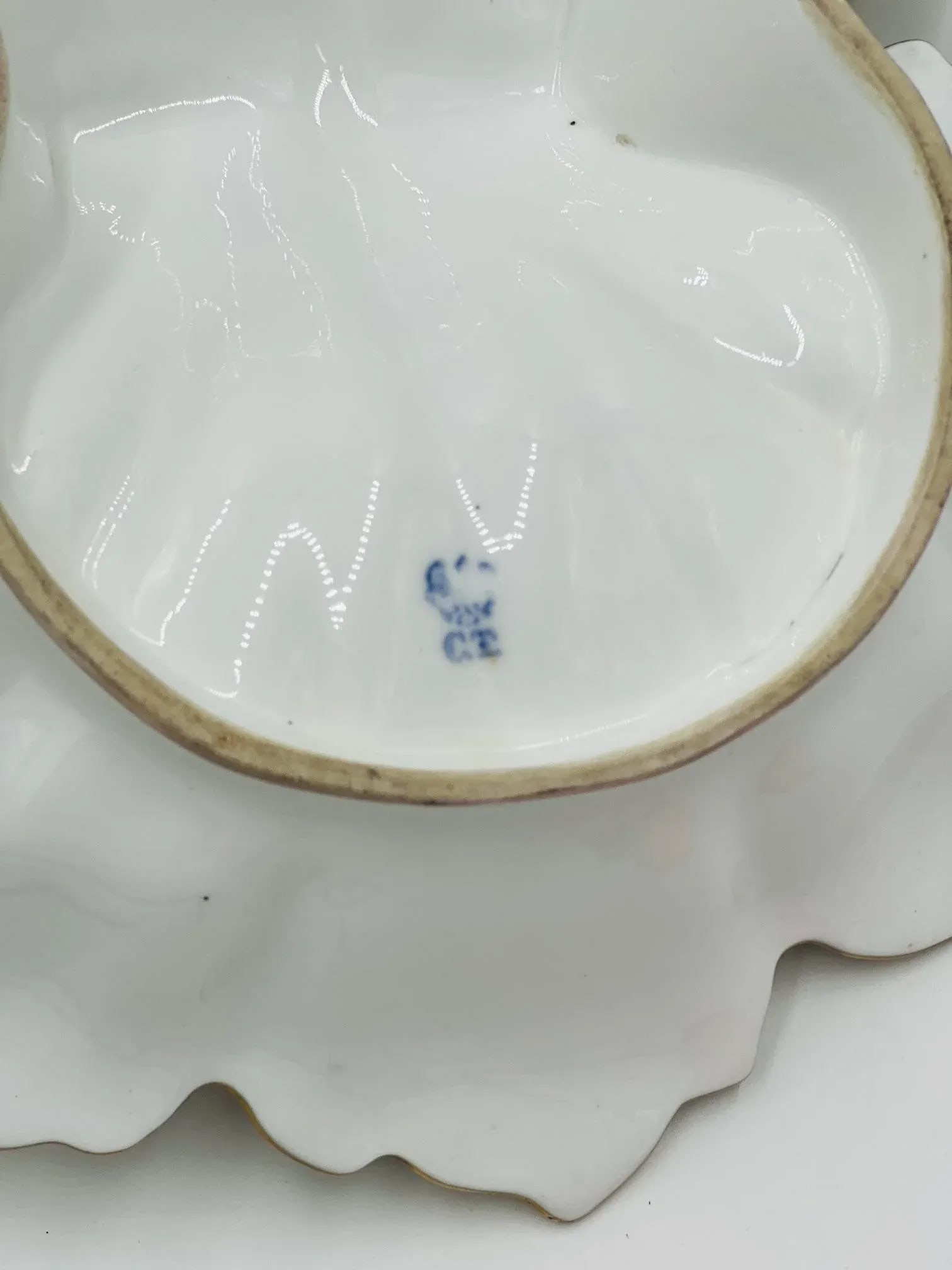 Antique Ornate Ct Carl Tielsch Germany Floral Divided Handled Dish Herend Style - 9