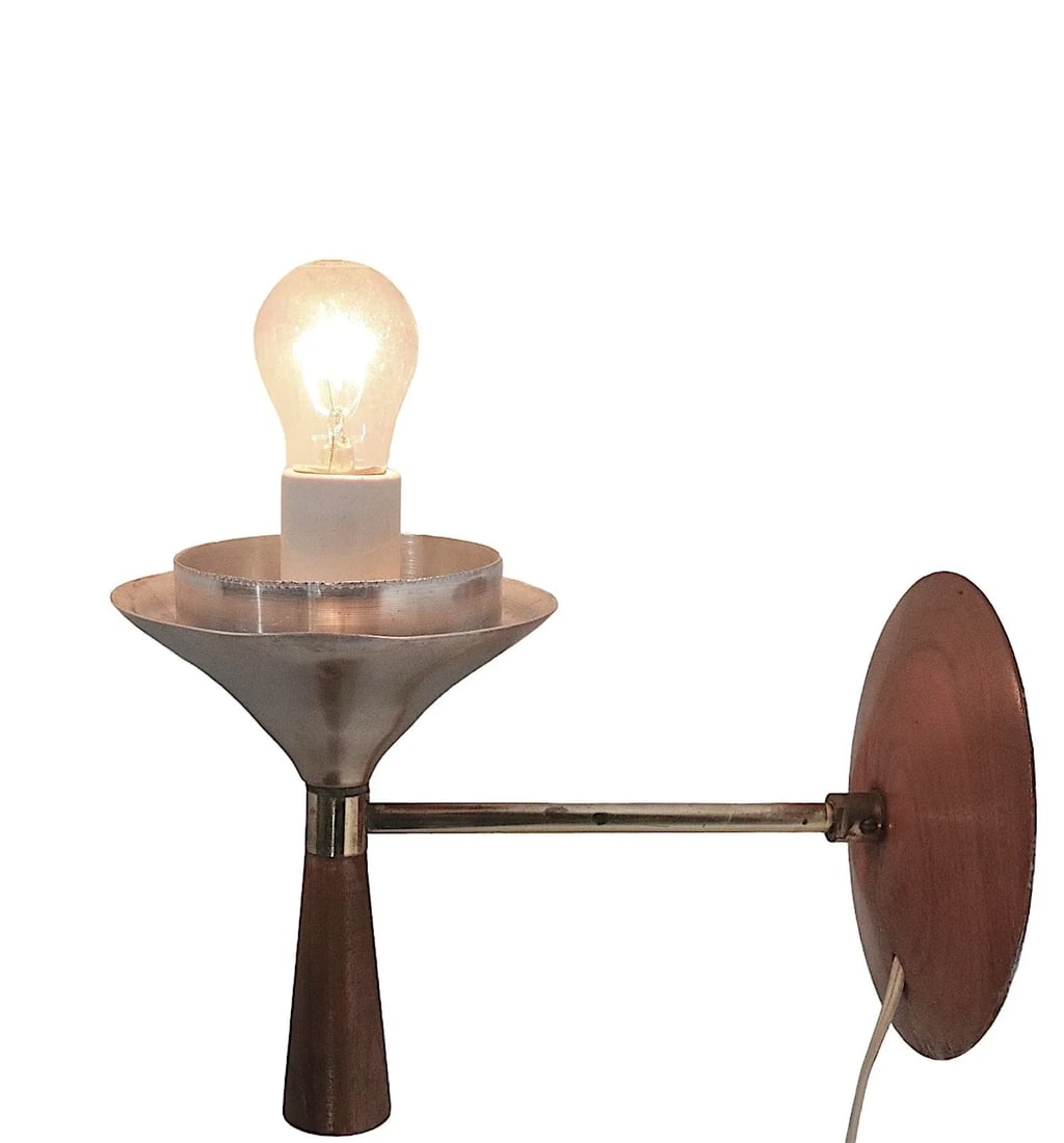 Mid Century Ball Globe Sconce After Thurston C. 1950's - 11