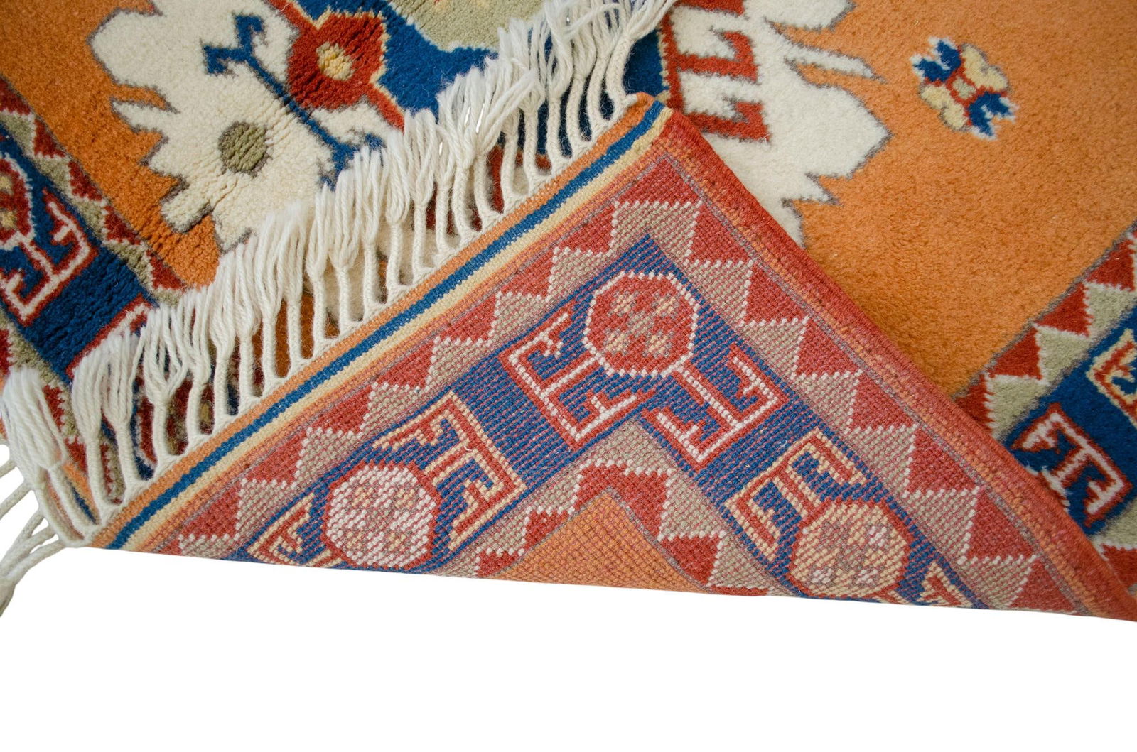 2010s Hand-Knotted Rug Wool Turkish Rug - 3'7" X 5'6" - 15