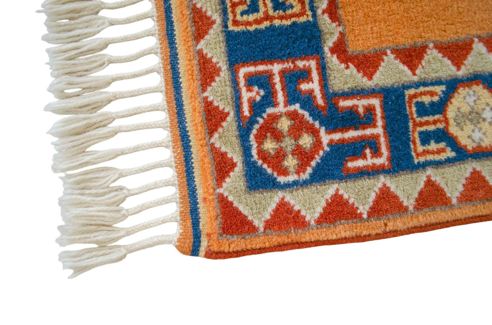 2010s Hand-Knotted Rug Wool Turkish Rug - 3'7" X 5'6" - 16