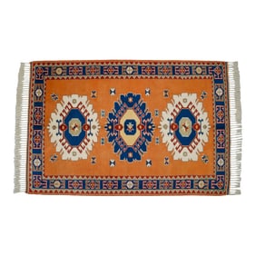 2010s Hand-Knotted Rug Wool Turkish Rug - 3'7" X 5'6"