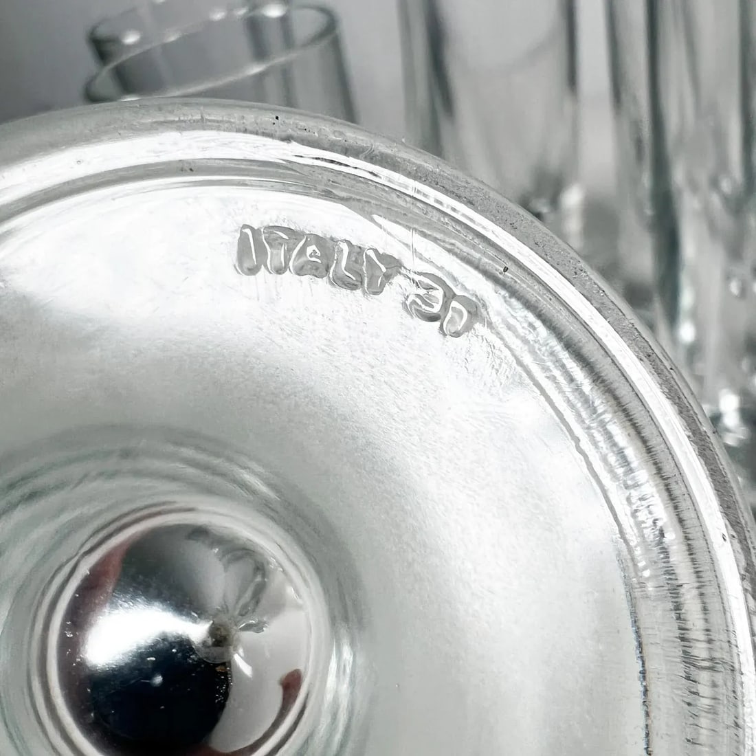 1980s Eight Carlo Moretti Italian Weighted Bullet Cocktail Glasses Italy - 10