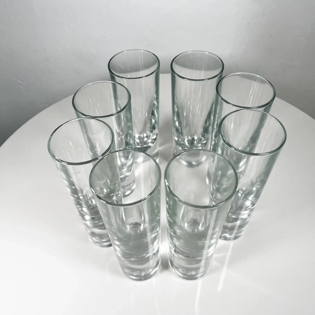 1980s Eight Carlo Moretti Italian Weighted Bullet Cocktail Glasses Italy - 4
