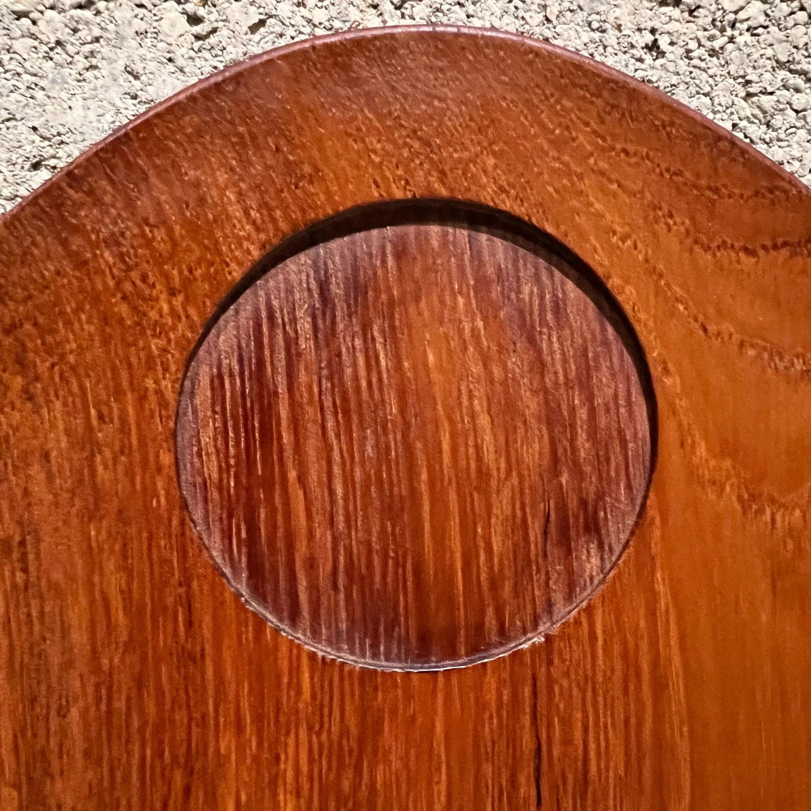 1960s Teakwood Snack Plates Lunning Inc Denmark- Set of 5 - 10