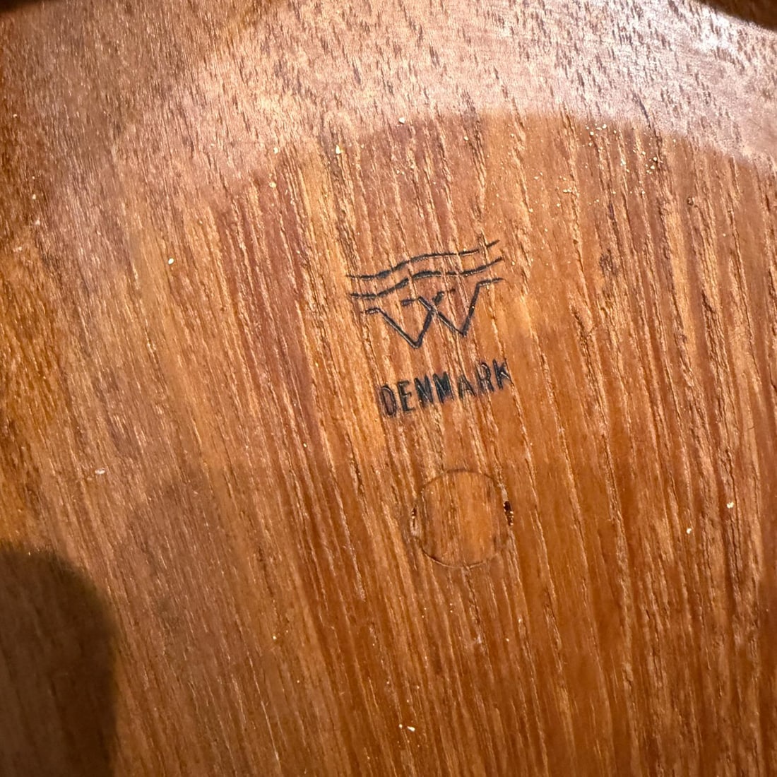 1960s Teakwood Snack Plates Lunning Inc Denmark- Set of 5 - 18