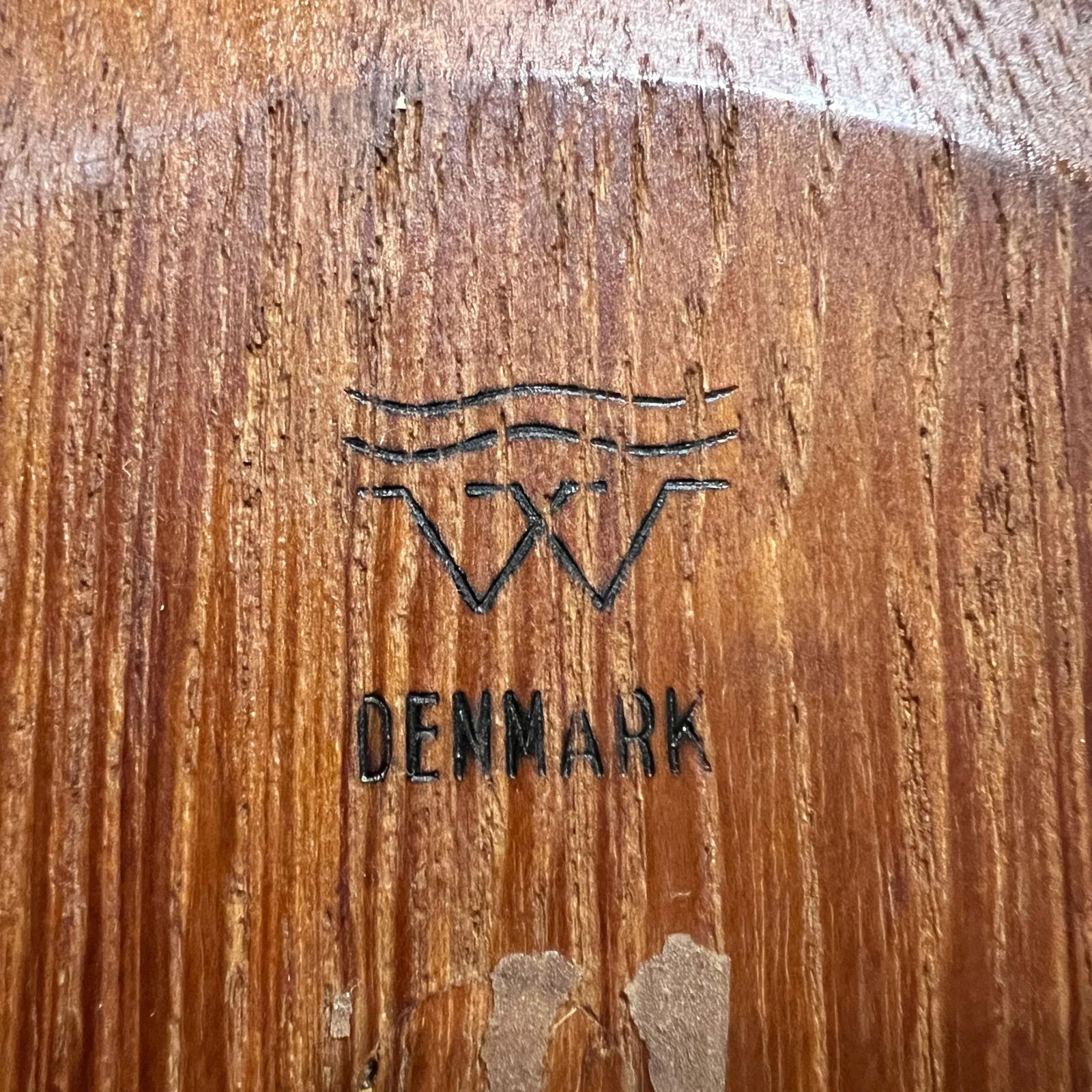 1960s Teakwood Snack Plates Lunning Inc Denmark- Set of 5 - 7