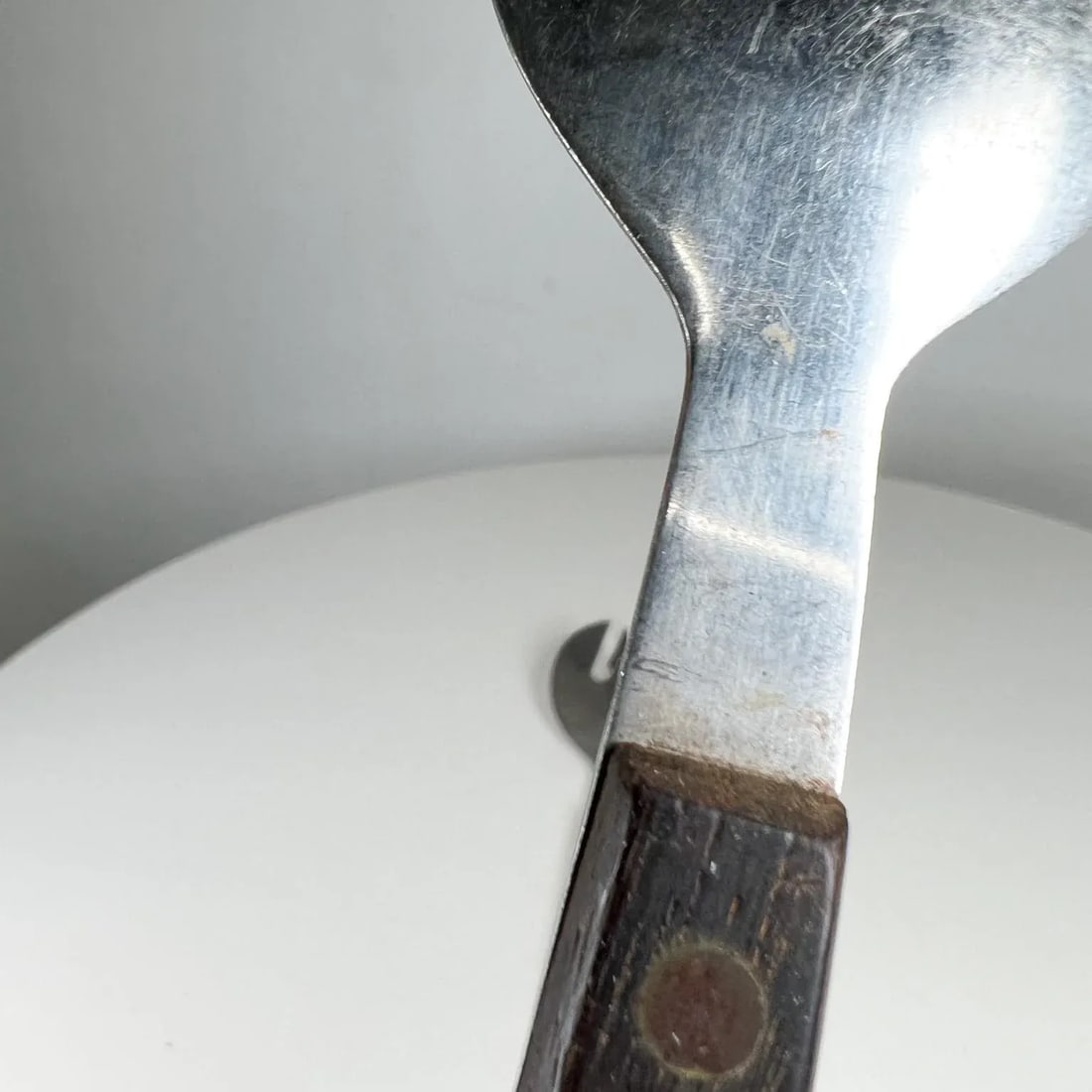 1960s Japanese Midcentury Modern Stainless Salad Serving Set Utensils - 4