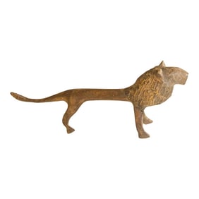 Oxidized Vintage African Lion