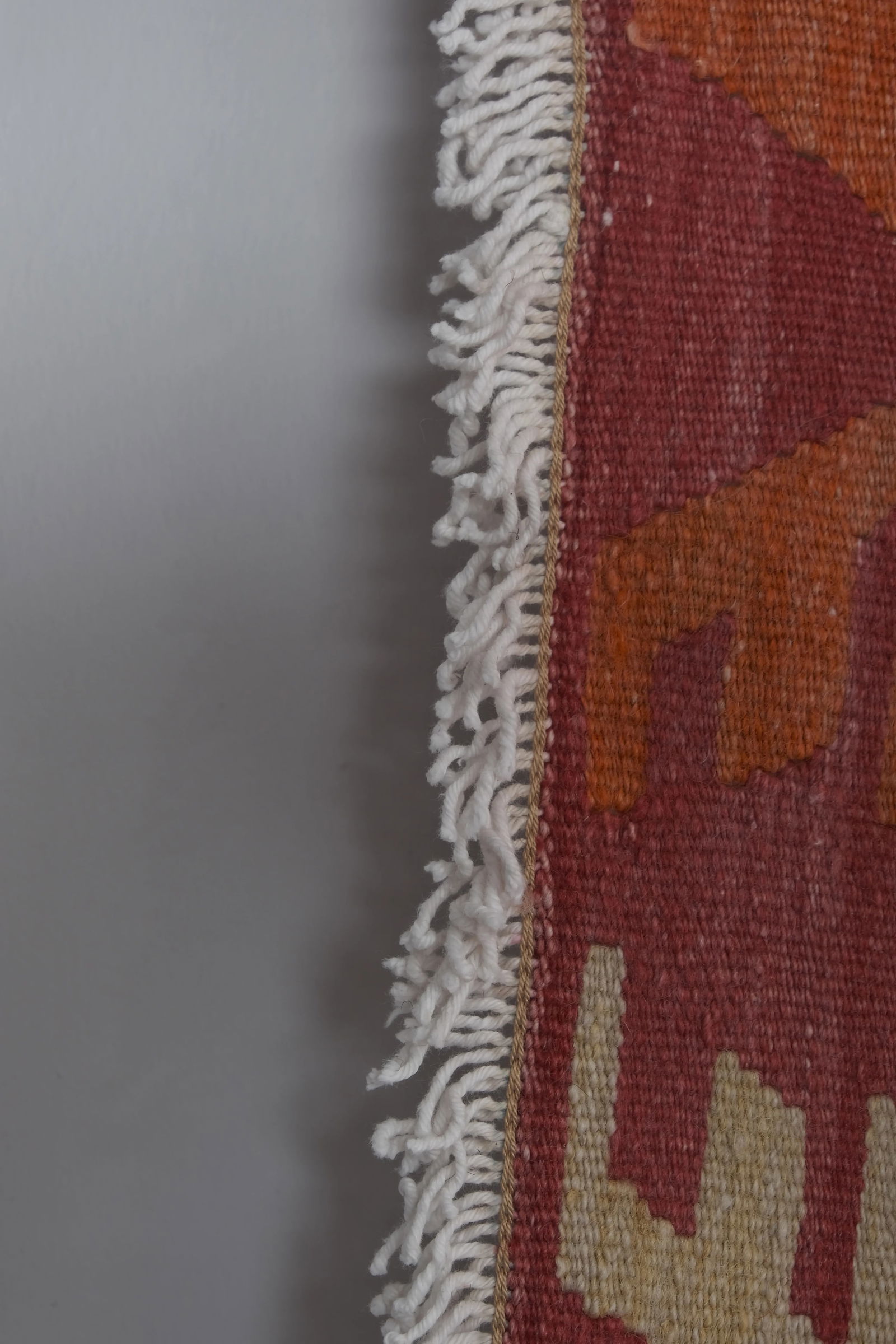 1960s Vintage Foyer Turkish Kilim Rug 4'11'' X 14'5'' - 11