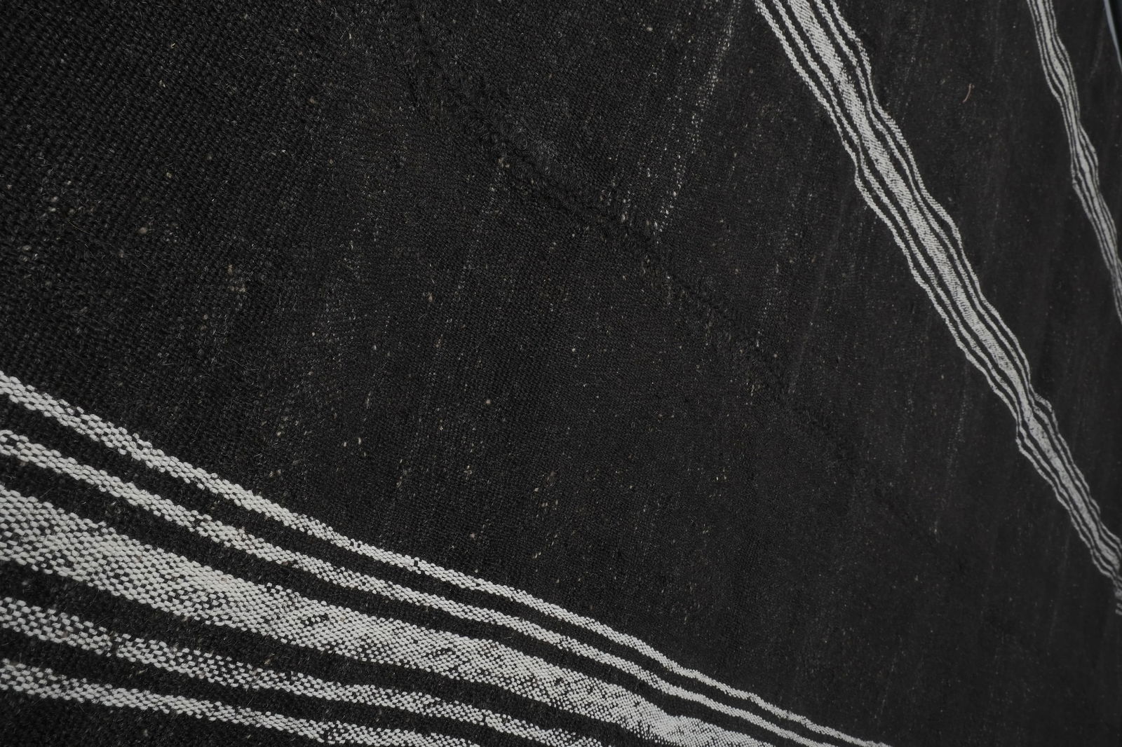 1960s Vintage Turkish Goat Hair Kilim Rug 8'2''x10'6'' - 7