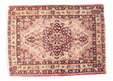 Antique Kerman Rug Mat - 2' x 2'9"