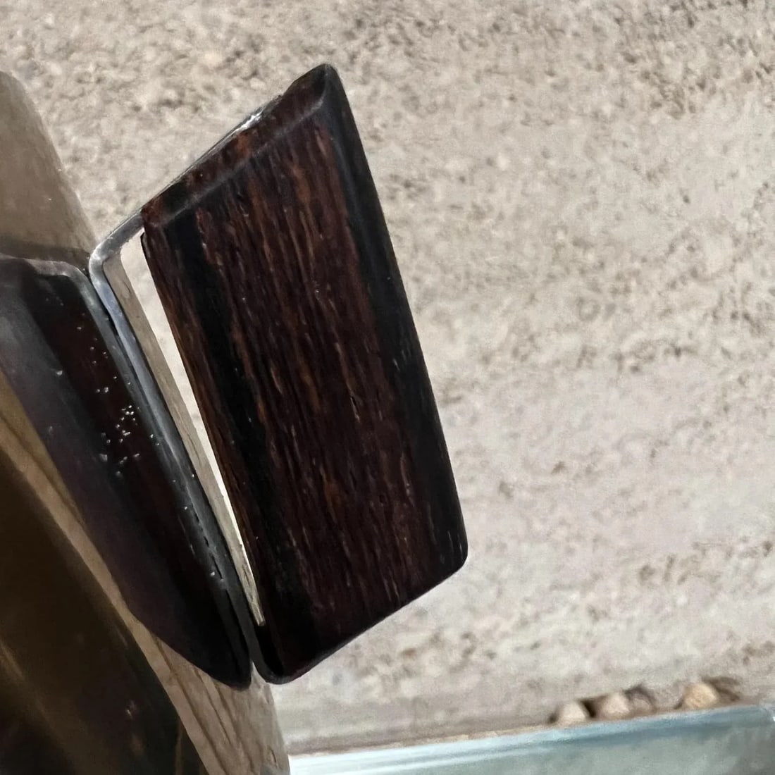 1970s by Mch Stainless Sugar & Creamer Set Exotic Wood Denmark - 12