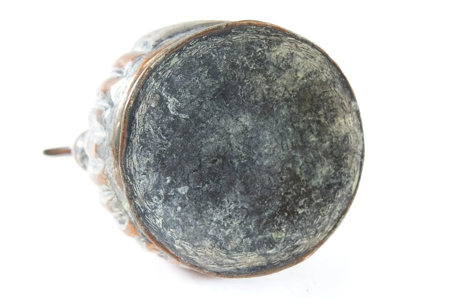 Antique Copper Middle Eastern/Persian Water Ewer – Hand-Carved – 16" Tall - 6