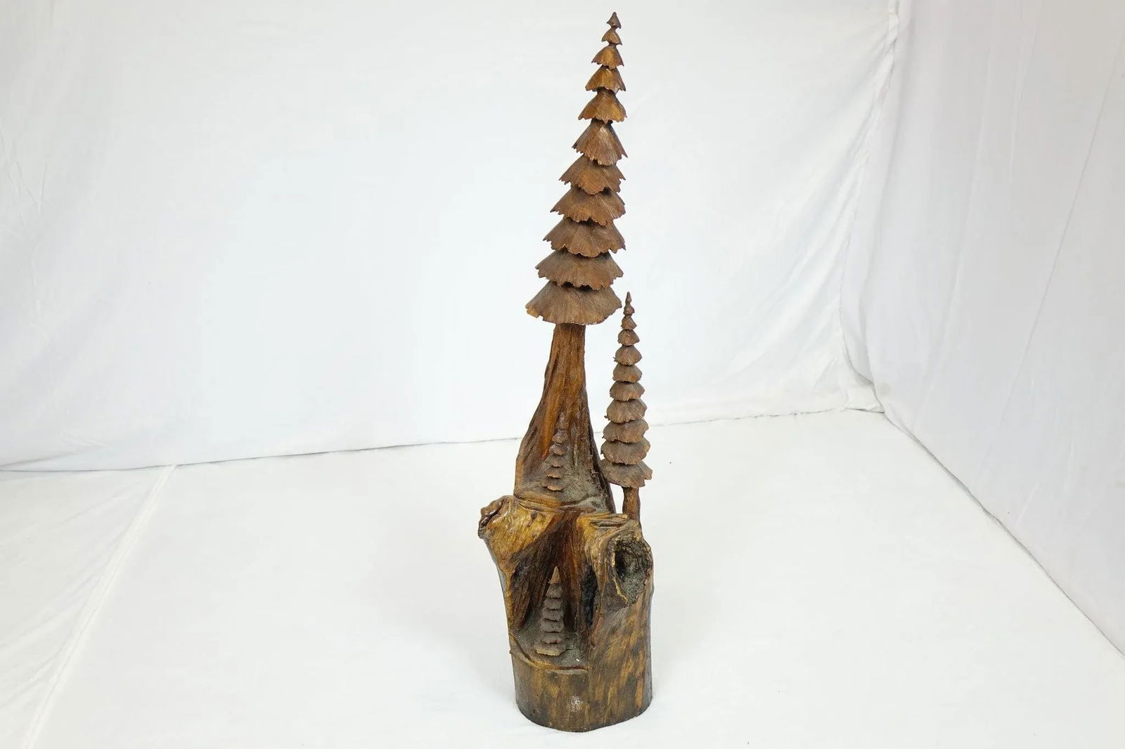 Late 20th Century Carved Wood Decorative Sculpture - 2