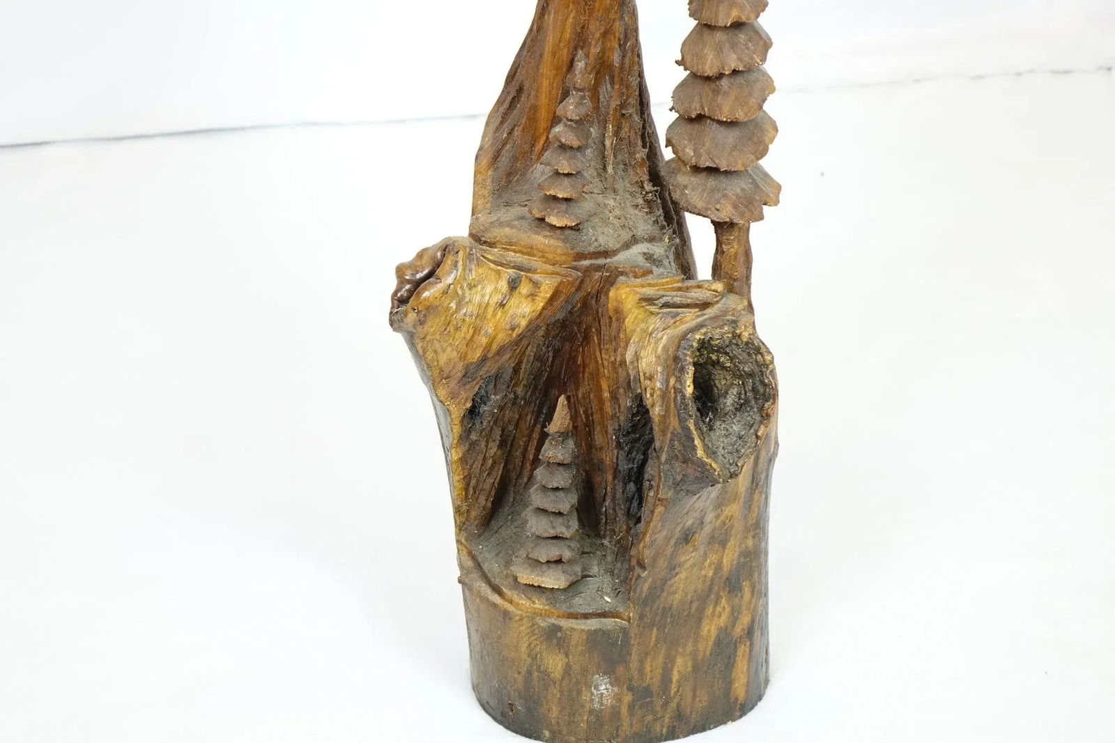 Late 20th Century Carved Wood Decorative Sculpture - 3