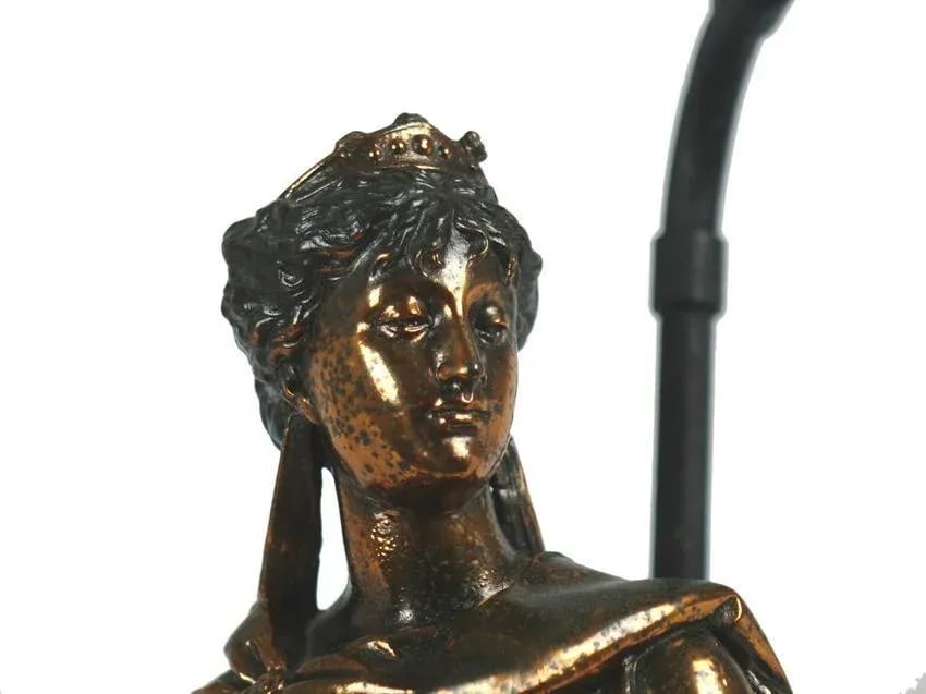 1960s European Bronze Table Lamp - 2